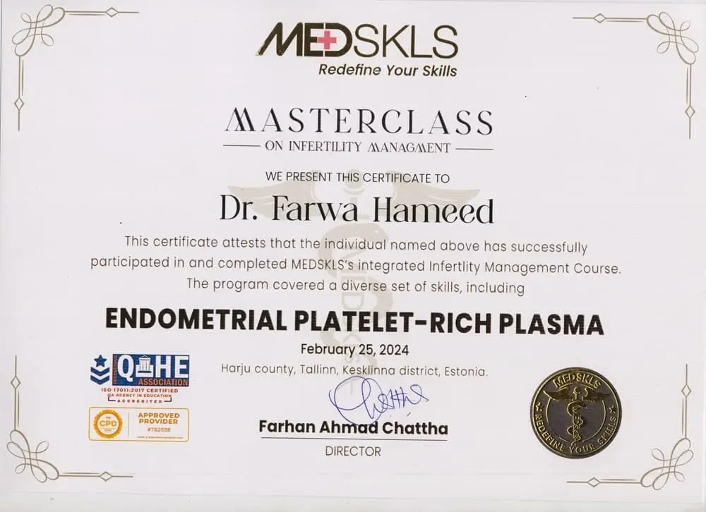 MedSkills - Endometrial Platelet - Additional Medical Training and Certification